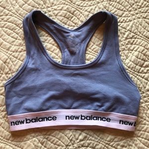 Never worn New balance light blue sports bra